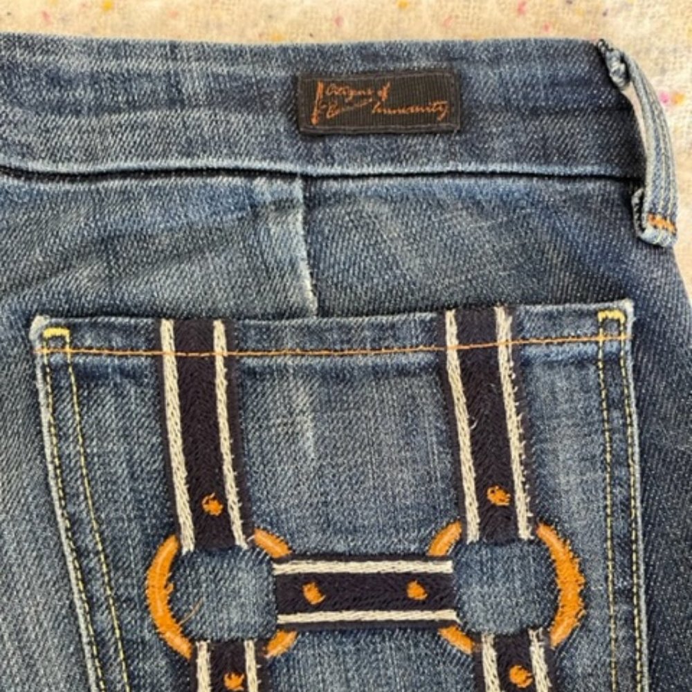 Vintage 2005 Citizens of Humanity Wide-Leg Flare Jeans - Size 28